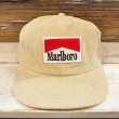 画像2: MARLBORO CORDUROY CAP (SAND) (2)
