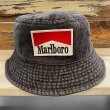 画像2: MARLBORO HAT DENIM (BLACK) (2)