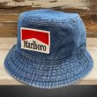 画像1: MARLBORO HAT DENIM (DARK BLUE) (1)