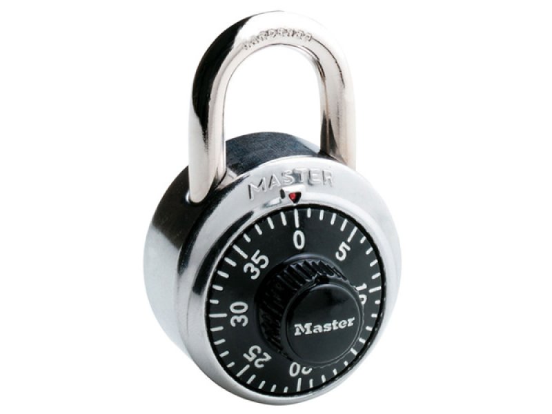 画像1: MASTER LOCK(マスターロック)1500D コンビネーションロック (BLACK) (1)