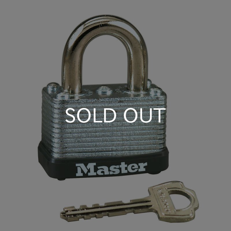 画像1: MASTER LOCK(マスターロック)ラミネートパドロック 22D (1)