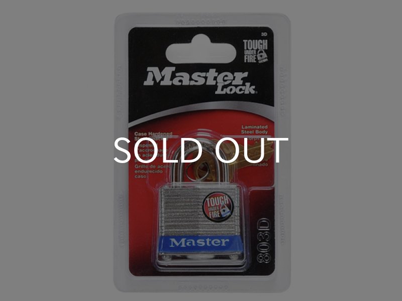 画像2: MASTER LOCK(マスターロック)ラミネートパドロック 3D (2)