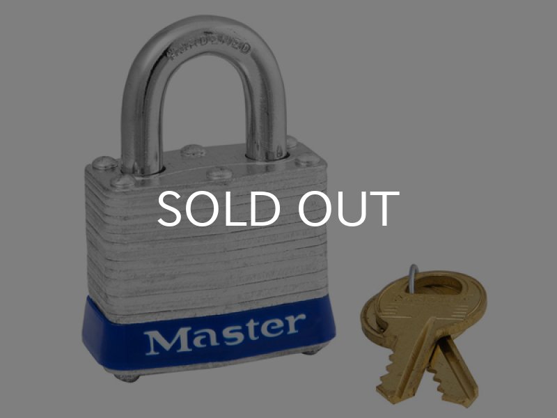 画像1: MASTER LOCK(マスターロック)ラミネートパドロック 3D (1)