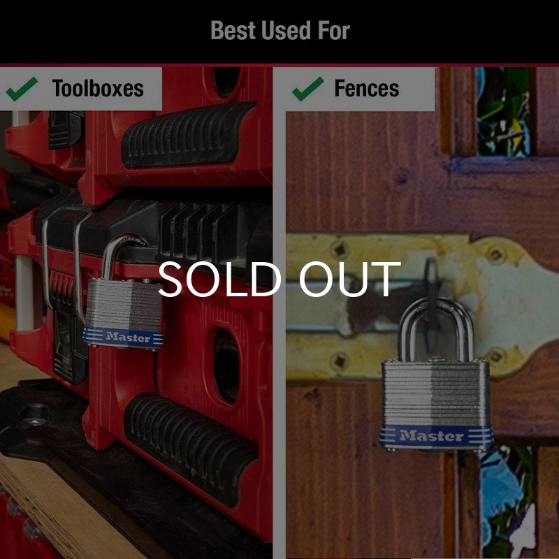 画像5: MASTER LOCK(マスターロック)ラミネートパドロック 3D (5)