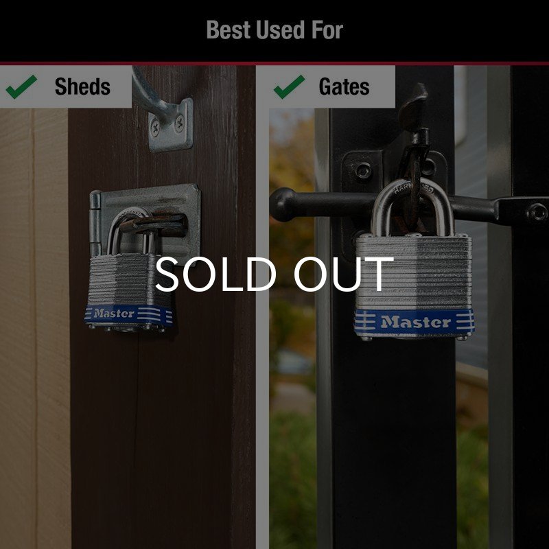 画像6: MASTER LOCK(マスターロック)ラミネートパドロック 3D (6)