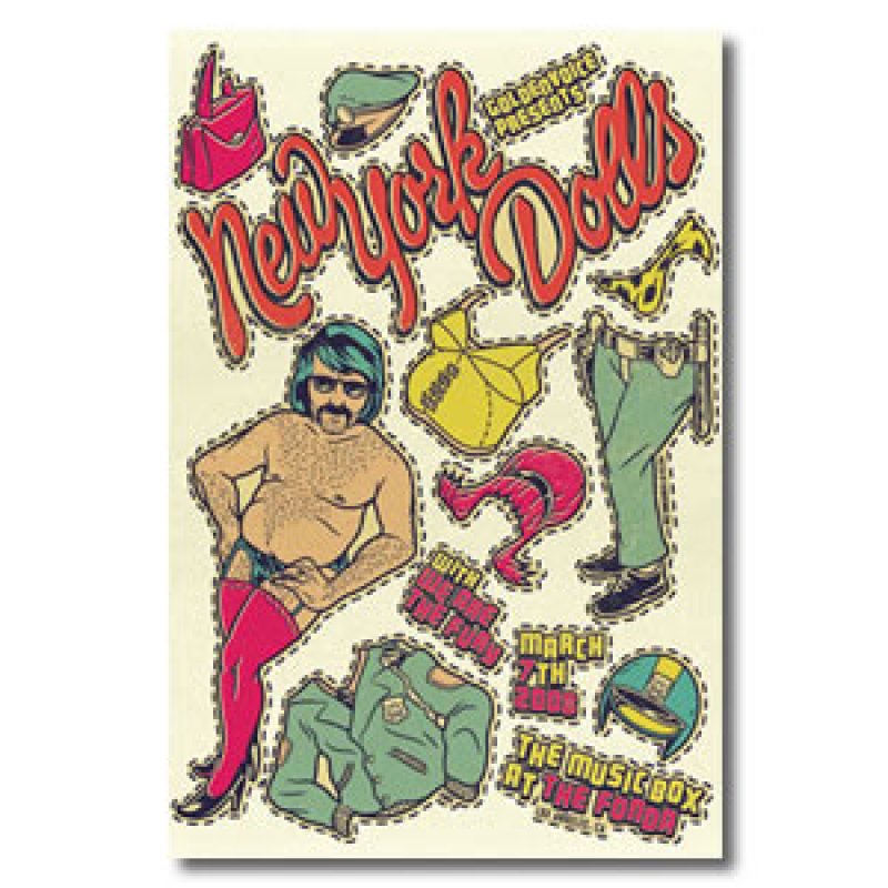 画像1: NEW YORK DOLLS ポスター / 08 MUSIC BOX LIVE POSTER (1)