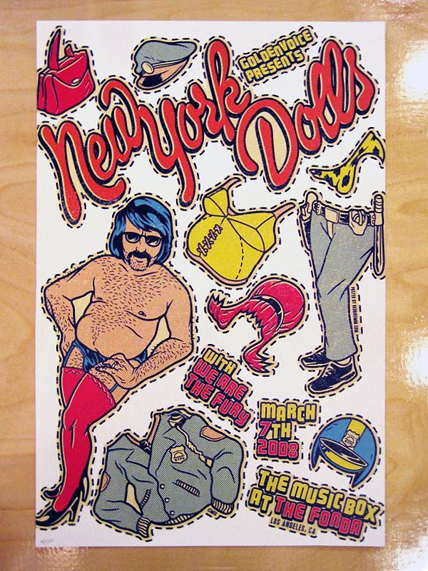 画像2: NEW YORK DOLLS ポスター / 08 MUSIC BOX LIVE POSTER (2)