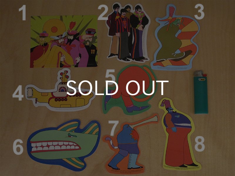 画像1: THE BEATLES / YELLOW SUBMARINE ステッカー (1)