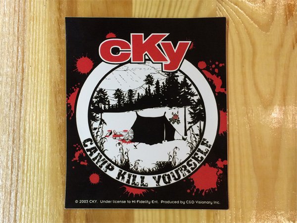 画像1: CKY / ステッカー (CAMP) (1)