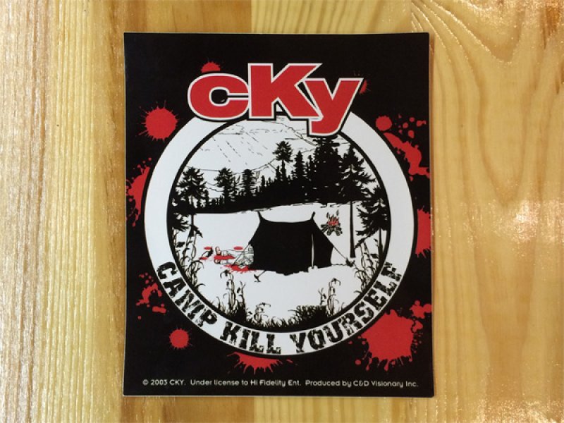 画像1: CKY ステッカー (CAMP) (1)