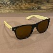 画像3: BAMBOO SUNGLASS サングラス (BLACK/BROWN) (3)