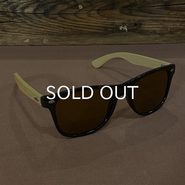 画像3: BAMBOO SUNGLASS サングラス (BLACK/BROWN) (3)