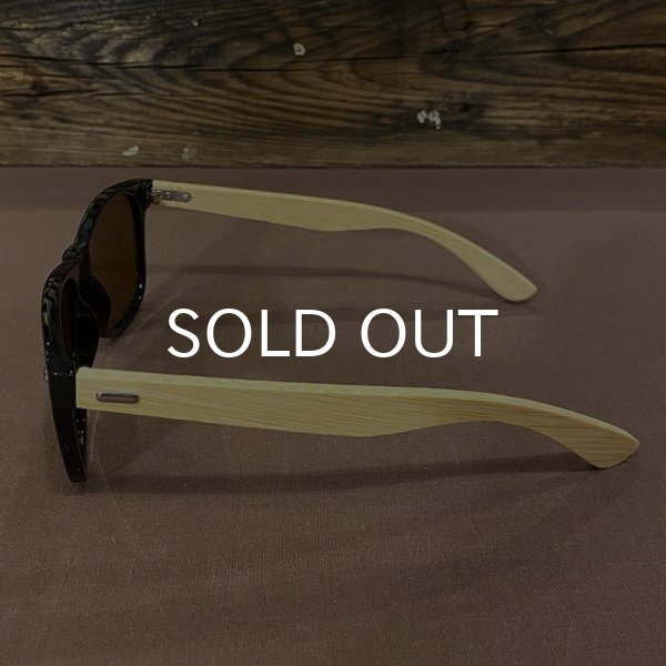 画像4: BAMBOO SUNGLASS サングラス (BLACK/BROWN) (4)