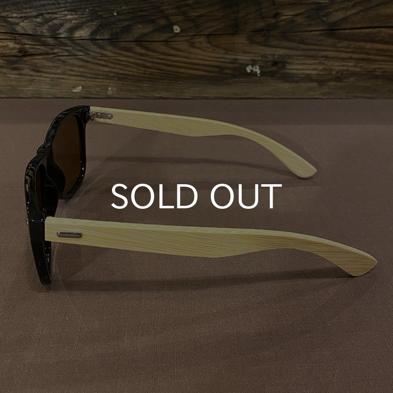 画像4: BAMBOO SUNGLASS サングラス (BLACK/BROWN) (4)