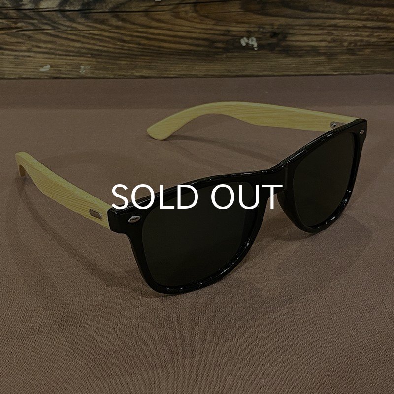 画像3: BAMBOO SUNGLASS サングラス (BLACK/DARK GREEN) (3)