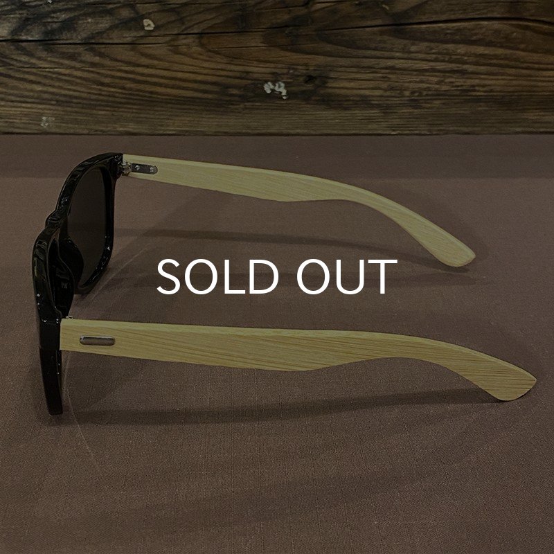 画像4: BAMBOO SUNGLASS サングラス (BLACK/DARK GREEN) (4)