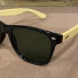 画像5: BAMBOO SUNGLASS サングラス (BLACK/DARK GREEN) (5)