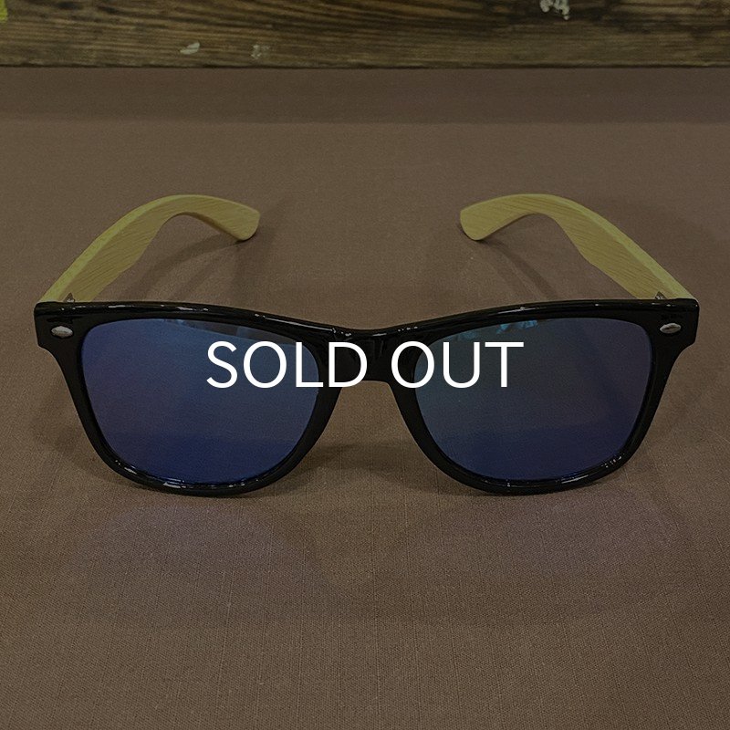 画像2: BAMBOO SUNGLASS サングラス (BLACK/GREEN MERCURY) (2)