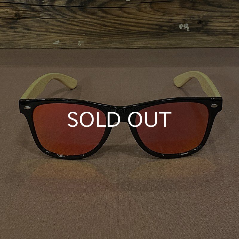 画像2: BAMBOO SUNGLASS サングラス (BLACK/RED MERCURY) (2)