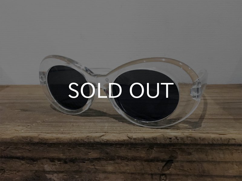 画像7: KURT COBAIN STYLE OVAL SUNGLASS / カート・コバーン オーバル・サングラス (CLEAR SILVER) (7)