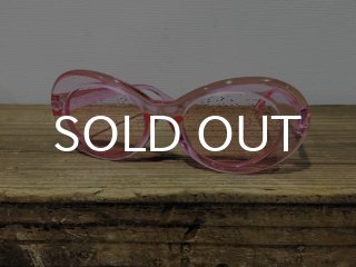 KURT COBAIN STYLE OVAL SUNGLASS / グリッター・サングラス