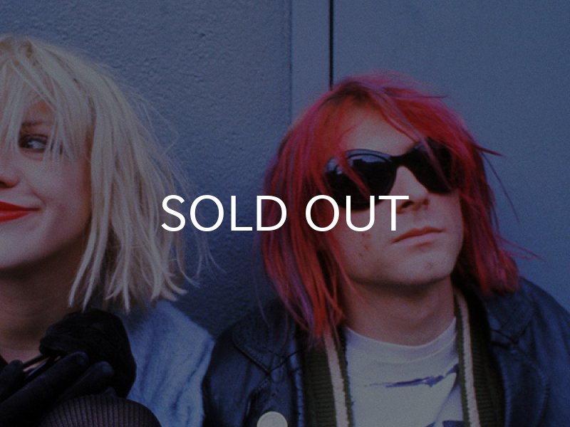 画像3: KURT COBAIN STYLE OVAL SUNGLASS / カート・コバーン オーバル・サングラス (BLACK/ORANGE) (3)