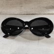 画像3: 【SALE】KURT COBAIN STYLE OVAL SUNGLASS / カート・コバーン オーバル・サングラス (BLACK) (3)