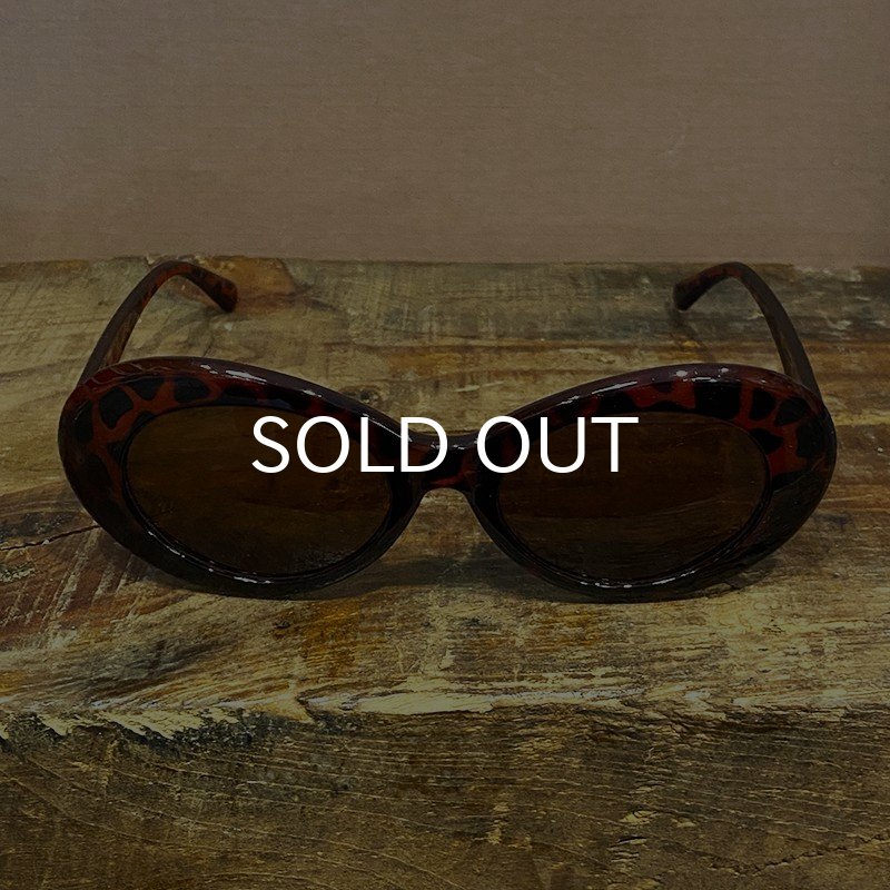 画像2: KURT COBAIN STYLE OVAL SUNGLASS / カート・コバーン オーバル・サングラス (TORTOISE) (2)