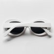 画像3: KURT COBAIN STYLE OVAL SUNGLASS / カート・コバーン オーバル・サングラス (WHITE) (3)