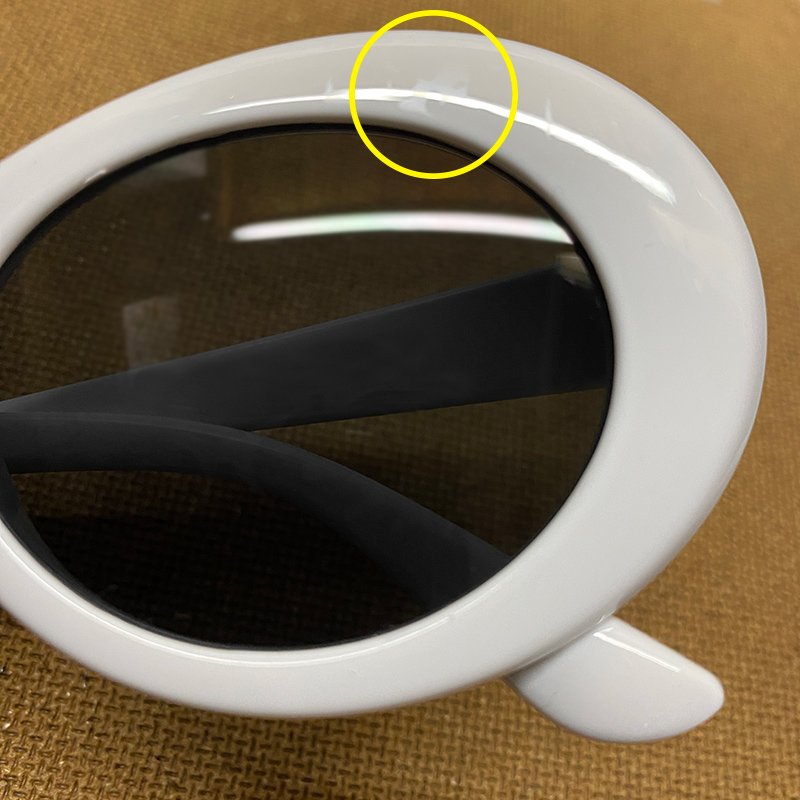 画像4: KURT COBAIN STYLE OVAL SUNGLASS / カート・コバーン オーバル・サングラス (WHITE) (4)