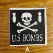 画像2: US BOMBS / 布パッチ (2)