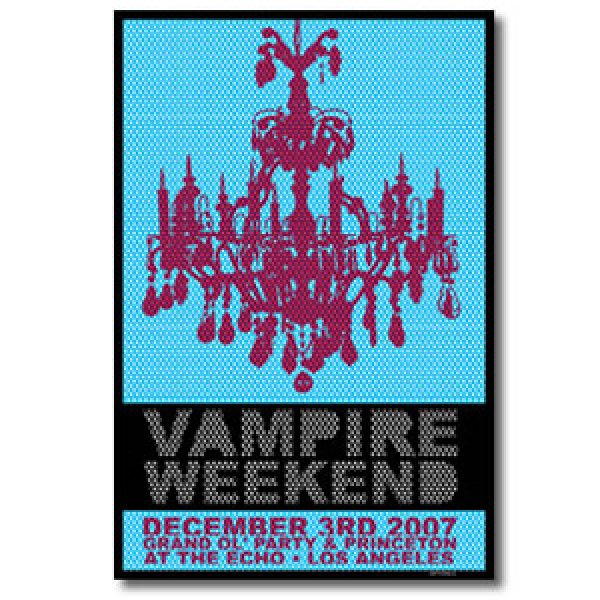 画像1: VAMPIRE WEEKEND ポスター / 2007 AT THE ECHO LIVE POSTER (1)