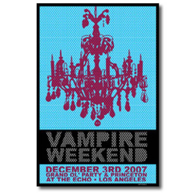 画像1: VAMPIRE WEEKEND ポスター / 2007 AT THE ECHO LIVE POSTER (1)