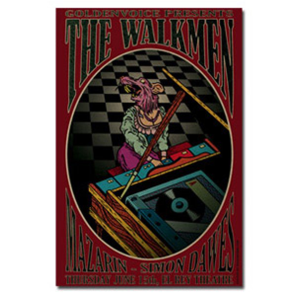 画像1: THE WALKMEN ポスター / AT THE EL REY THEATRE LIVE POSTER (1)