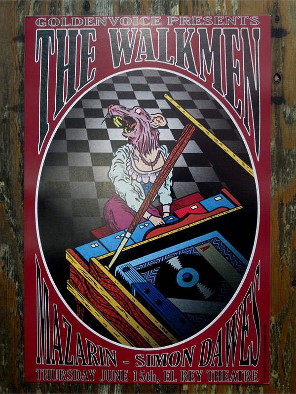 画像2: THE WALKMEN ポスター / AT THE EL REY THEATRE LIVE POSTER (2)