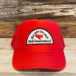 画像2: WOLF'S HEAD OIL TRUCKER CAP (RED) (2)