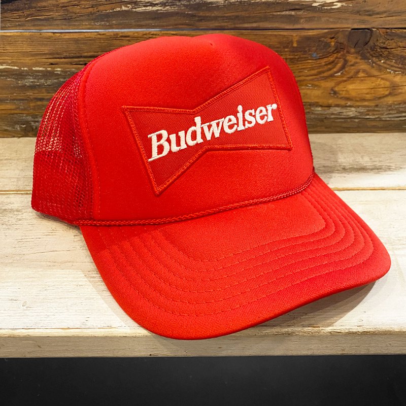 画像1: BUDWEISER TRUCKER CAP (RED) (1)