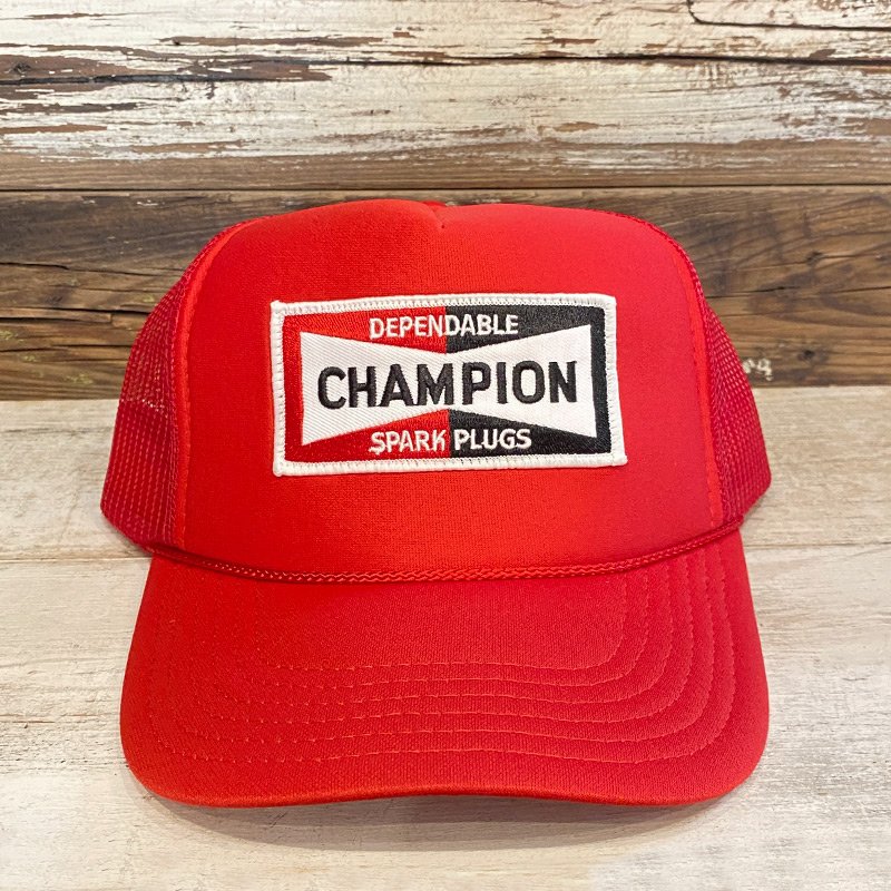 画像2: CHAMPION SPARK PLUG TRUCKER CAP (RED) (2)