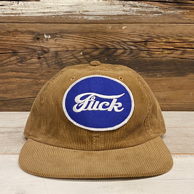 画像2: FUCK CORDUROY CAP (CAMEL) (2)