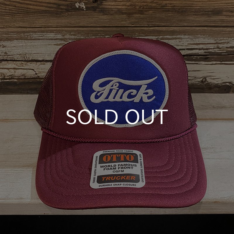 画像2: FUCK TRUCKER CAP (MAROON) (2)