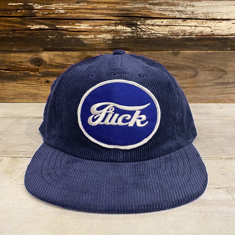 画像2: FUCK CORDUROY CAP (NAVY) (2)