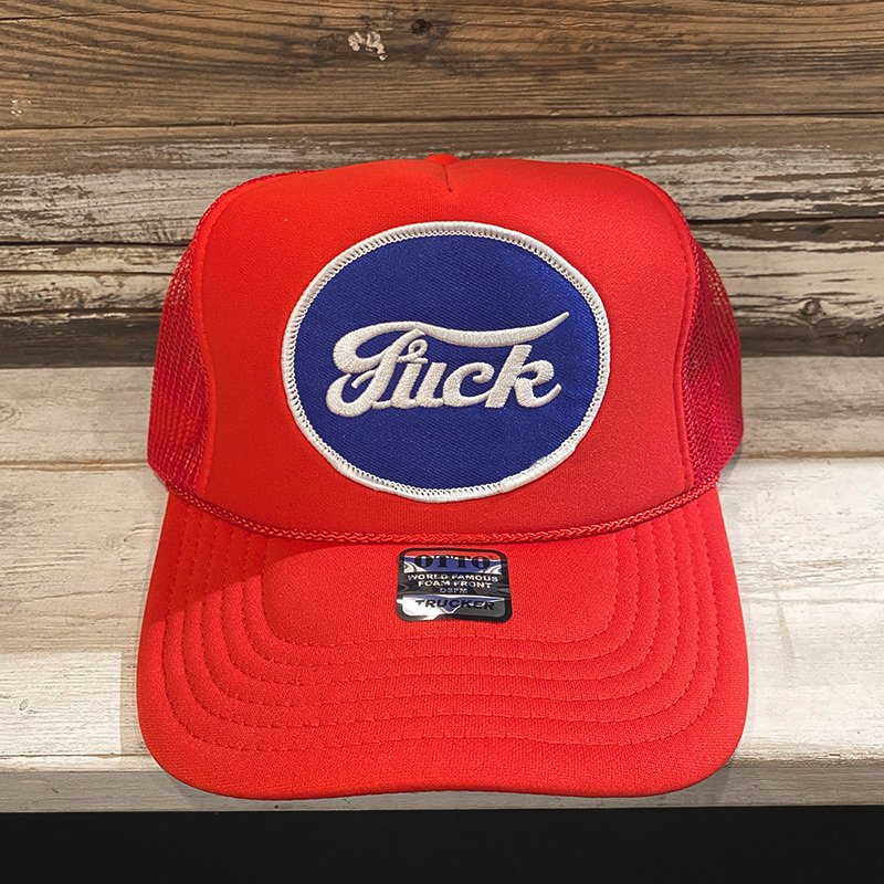 画像2: FUCK TRUCKER CAP (RED) (2)