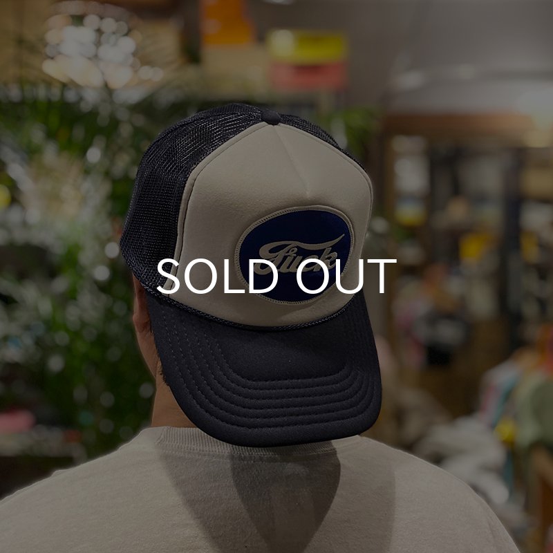画像4: FUCK TRUCKER CAP (WHITE/NAVY) (4)