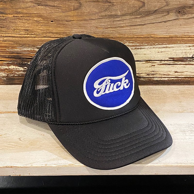 画像1: FUCK TRUCKER CAP (BLACK) #1 (1)