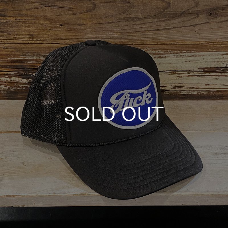 画像1: FUCK TRUCKER CAP (BLACK) #1 (1)