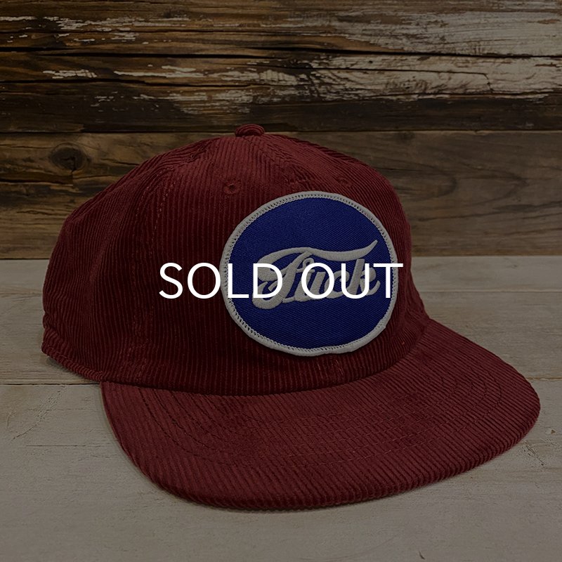 画像1: FUCK CORDUROY CAP (BURGUNDY) (1)