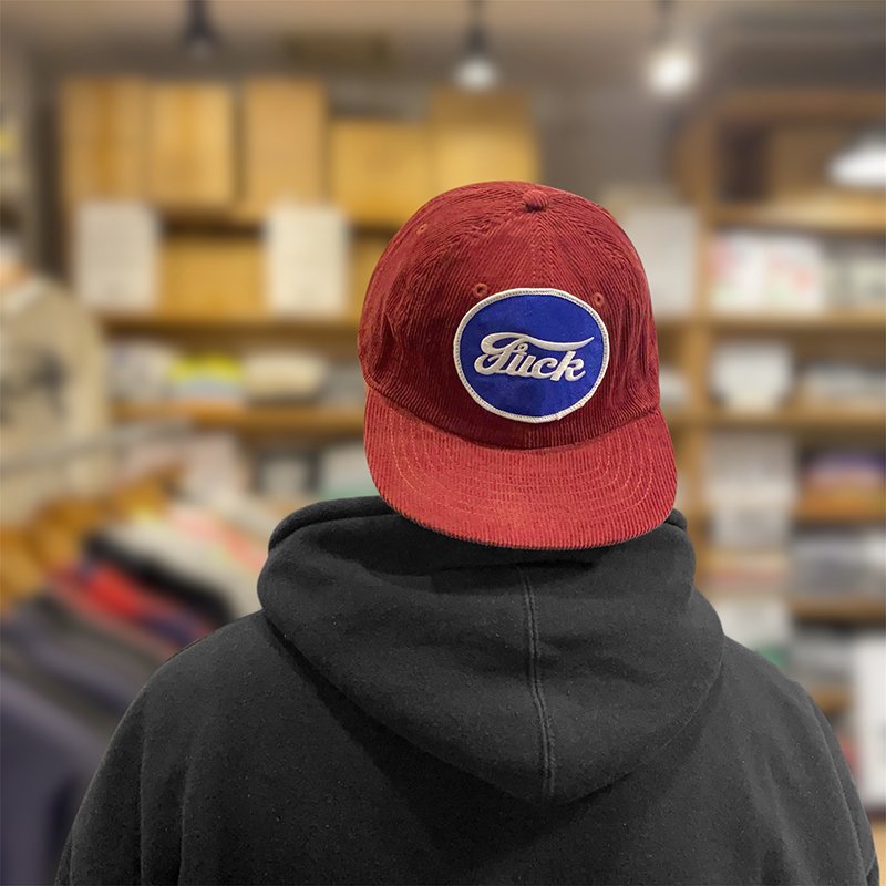 画像7: FUCK CORDUROY CAP (BURGUNDY) (7)