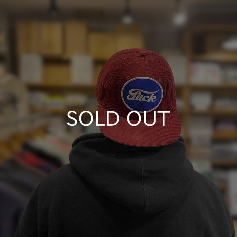 画像7: FUCK CORDUROY CAP (BURGUNDY) (7)