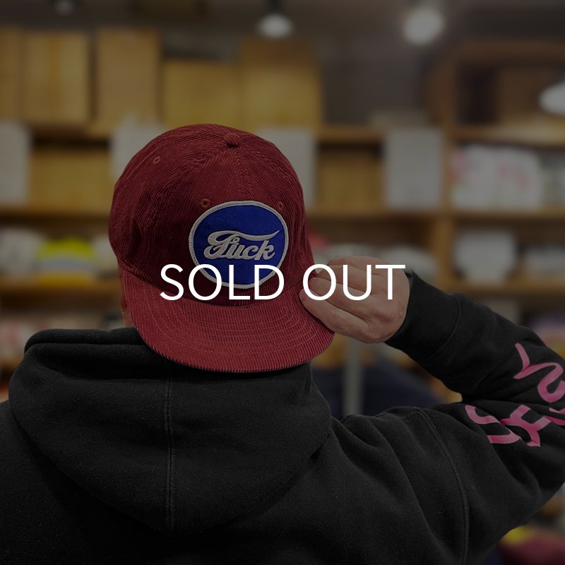 画像6: FUCK CORDUROY CAP (BURGUNDY) (6)