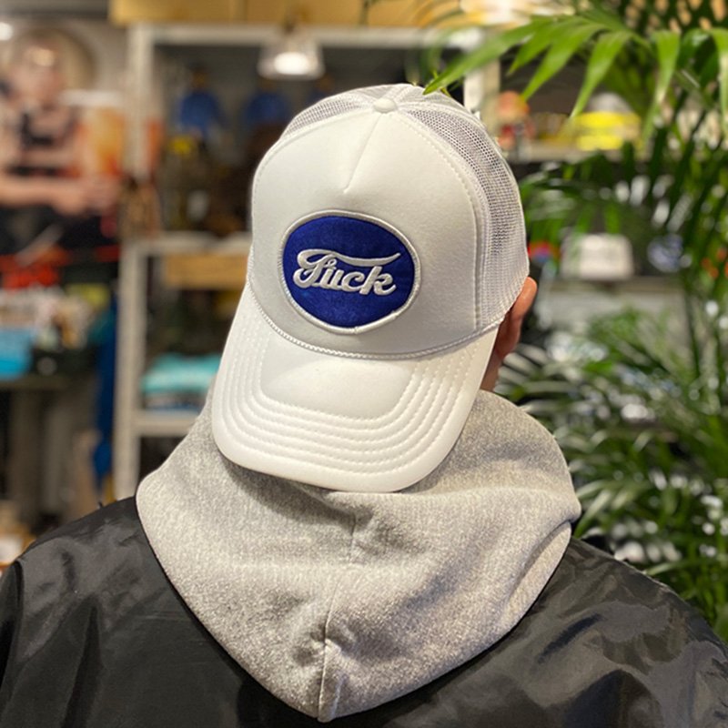 画像4: FUCK TRUCKER CAP (WHITE) (4)